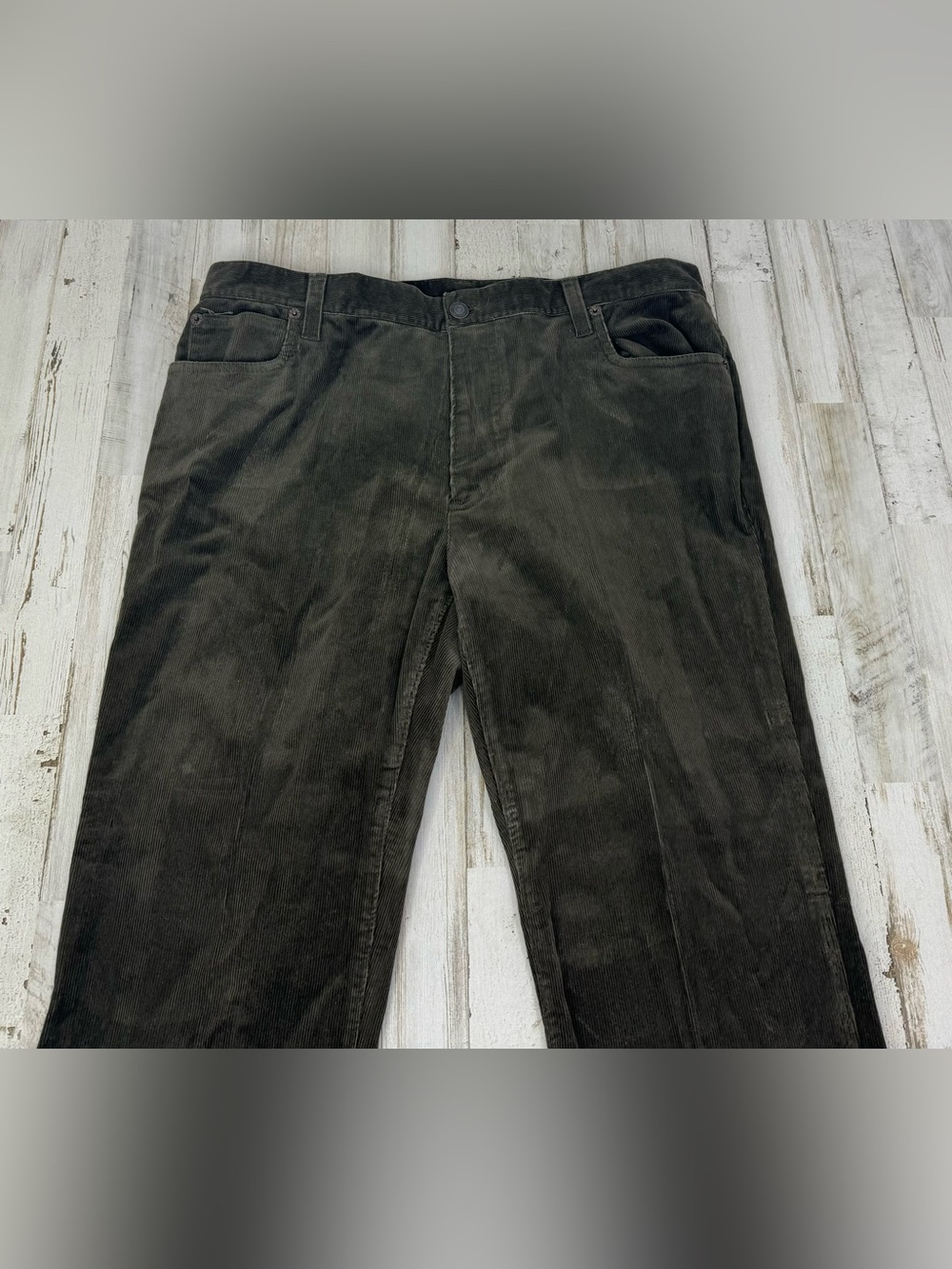 Gap Womens Wide Leg Corduroy Pants Brown Size 12 (34x31) - Picture 2 of 10